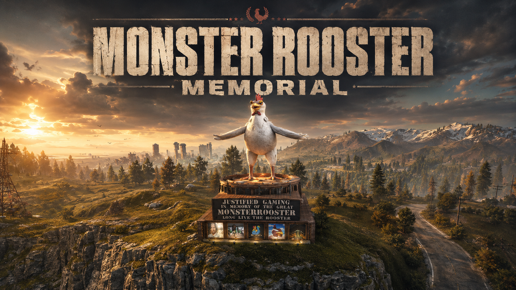 Monster Rooster Memorial