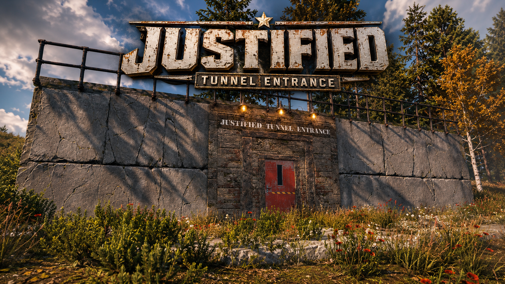 Justified Tunnel Entrance