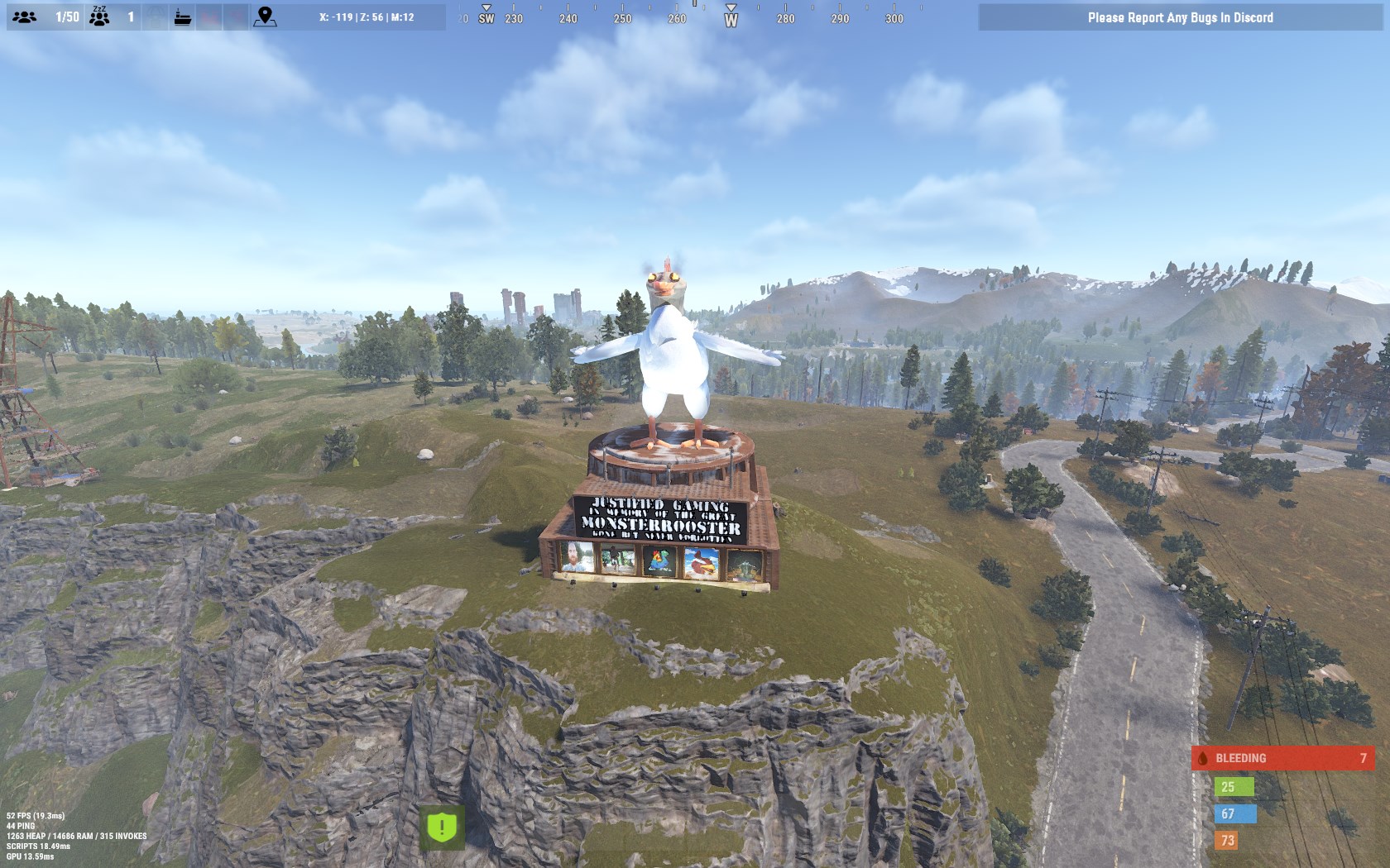 Monster Rooster Memorial